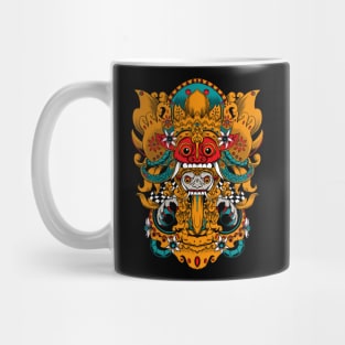 barong and rangda illustration design Mug